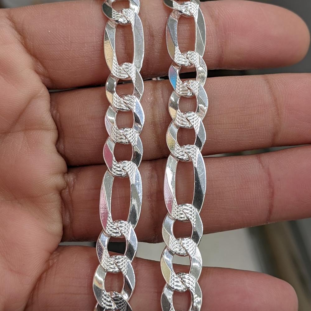 Sterling silver 925 figaro chain